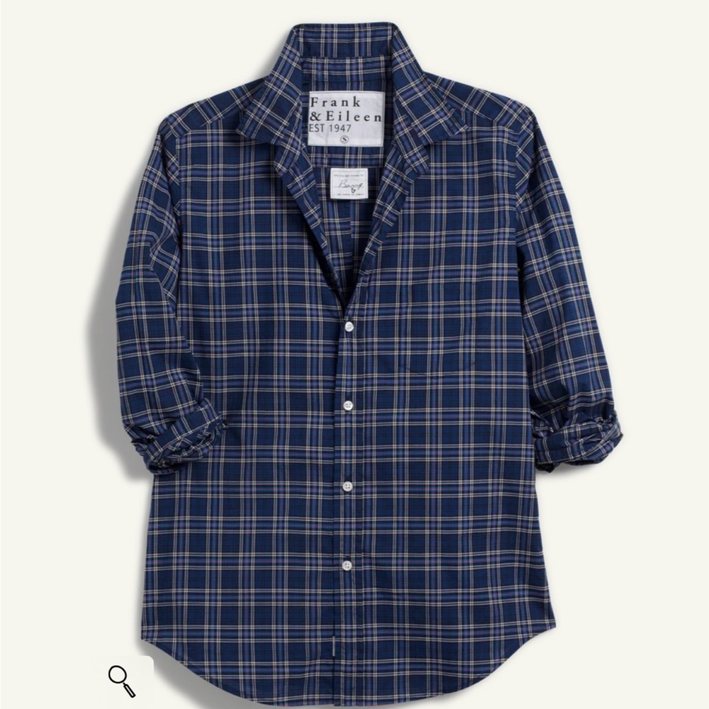 Frank & Eileen Barry shirt, size L, Italian Cotton, NWT